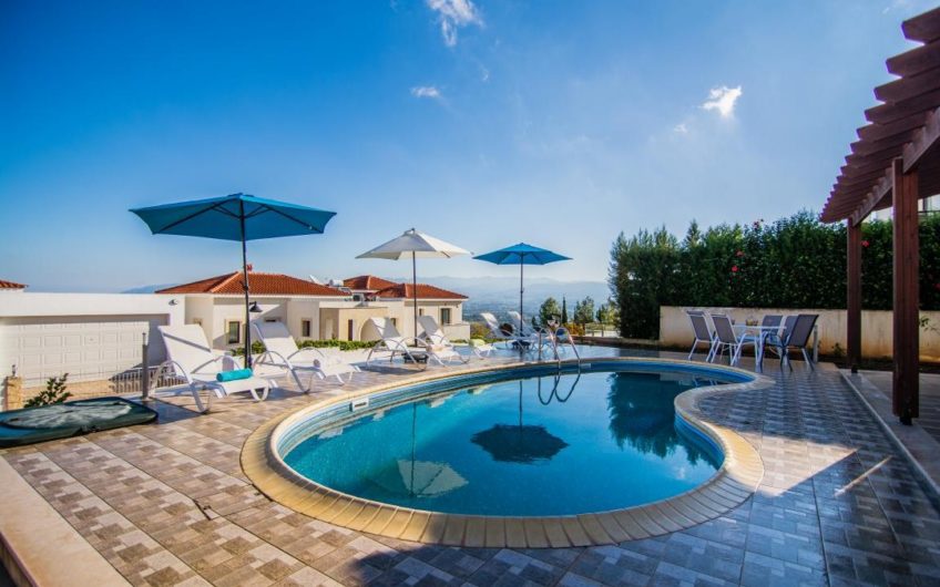 4 Bed Luxury Villa in Polis Chrysochous with Panoramic Sea-Views