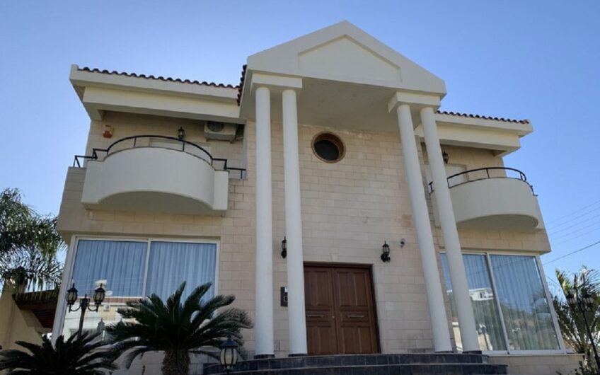 6-Bed Villa for sale in Laiki Lefkothea with Private Swimming Pool, Close to Heritage School – NO VAT