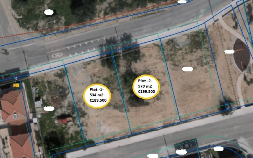 Building Plots for sale close to Erimi-Gardens in a quiet area