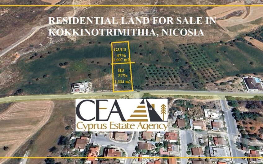 Residential Land for sale in Kokkinotrimithia, Nicosia