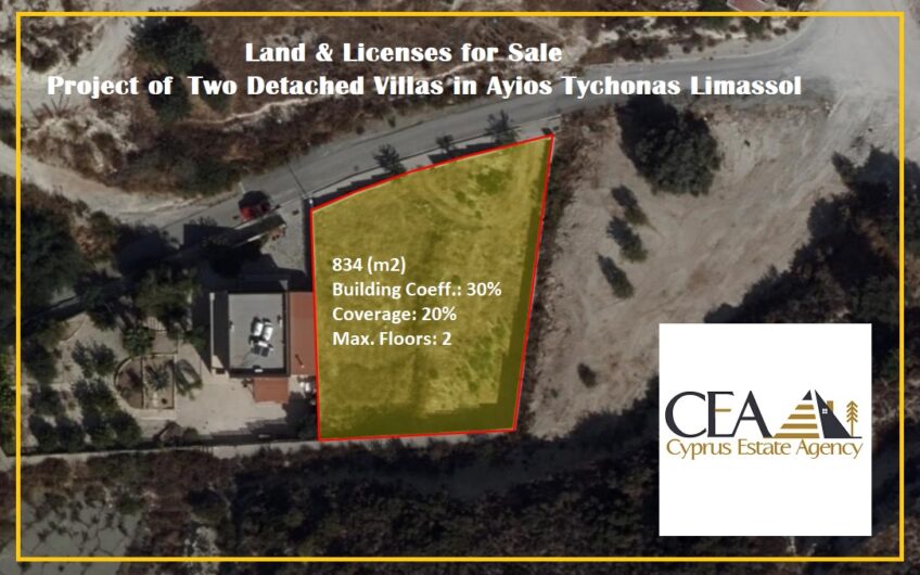 Land and Erection License for sale in Ayios Tychonas Limassol