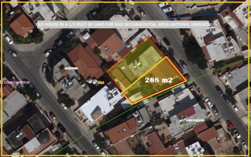 Old House in a 1/2 Plot of Land for sale in Chalkoutsa, Mesa Geitonia, Limassol