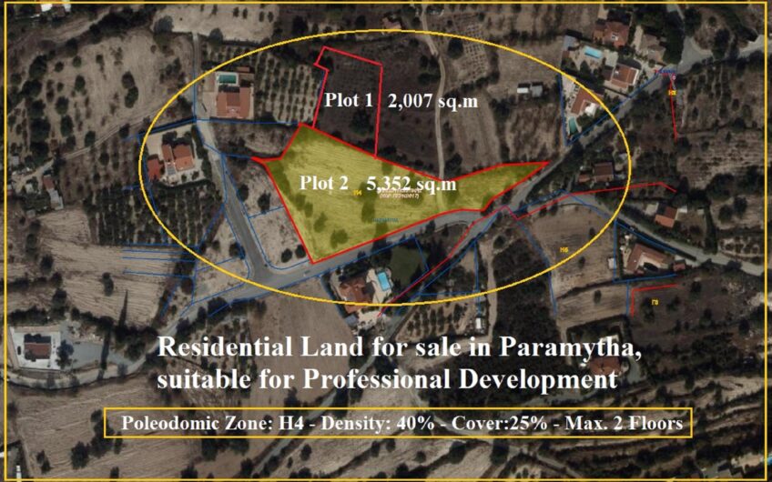 Residential Land for sale in Paramytha, suitable for Professional Development