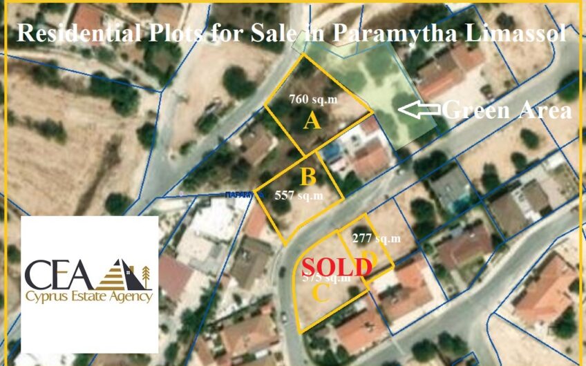 Residential Plots for sale in Paramytha Limassol